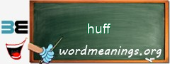 WordMeaning blackboard for huff